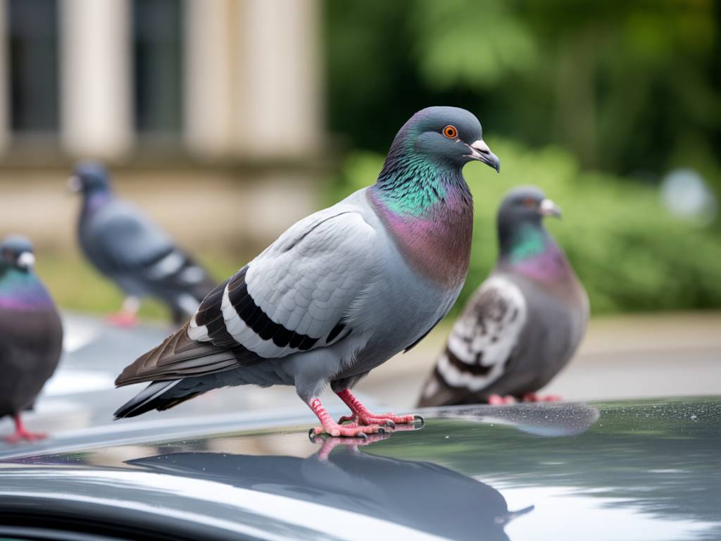 Fiente de pigeon sur carrosserie : un nettoyage doux et efficace pour préserver la peinture